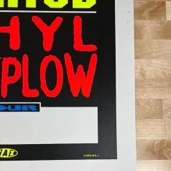 TAZ Steel Pole Bathtub - 1993 T.A.Z. Poster Ethyl Meatplow Tour 1st Ed