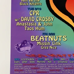 The Artworks MHP 122 - 2001 Poster Maritime Hall San Fran 1st Gig Posters