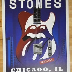 Sold Out Posters Rolling Stones - 2019 Poster Chicago, IL Soldier Field No Filter Tour 6/25 9 Sold Out Posters Rolling Stones - 2019 Poster Chicago, IL Soldier Field No Filter Tour 6/25