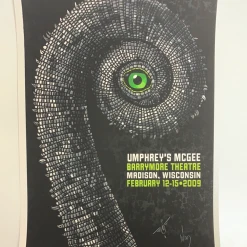 Umphrey's McGee - 2009 Jeff Wood Poster Madison, WI Gig Posters