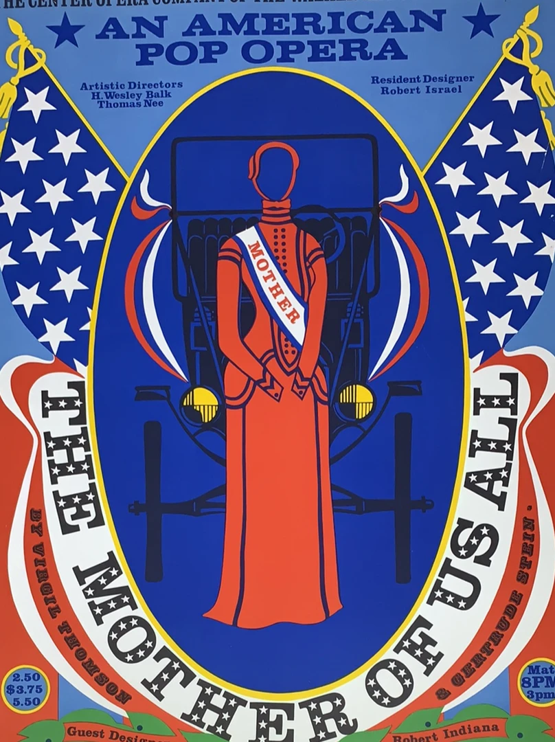 Art Prints The Mother Of Us All - Robert Indiana 1967 Art Print Original Vintage 3 Art Prints The Mother Of Us All - Robert Indiana 1967 Art Print Original Vintage