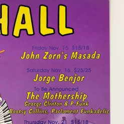 MHP 24 Maritime Hall - 1996 Amanda Connor Poster November San Fran 1st Gig Posters