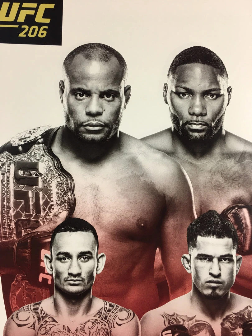 Sold Out Posters UFC 206 Poster Cormier Vs. Johnson 2, Holloway Vs. Pettis 4 Sold Out Posters UFC 206 Poster Cormier Vs. Johnson 2, Holloway Vs. Pettis