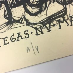 Muse - 2013 Dan Grzeca Poster Las Vegas, NV Mandalay Bay EC Gig Posters