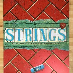 Billy Strings - 2021 Mike Tallman Poster New Orleans, LA 3/25 AP
