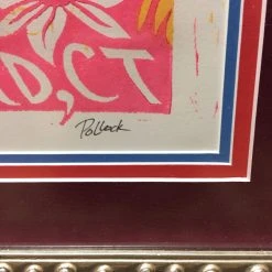 Phish - 2000 Jim Pollock Poster Hartford, CT Meadows Music Theatre, Framed