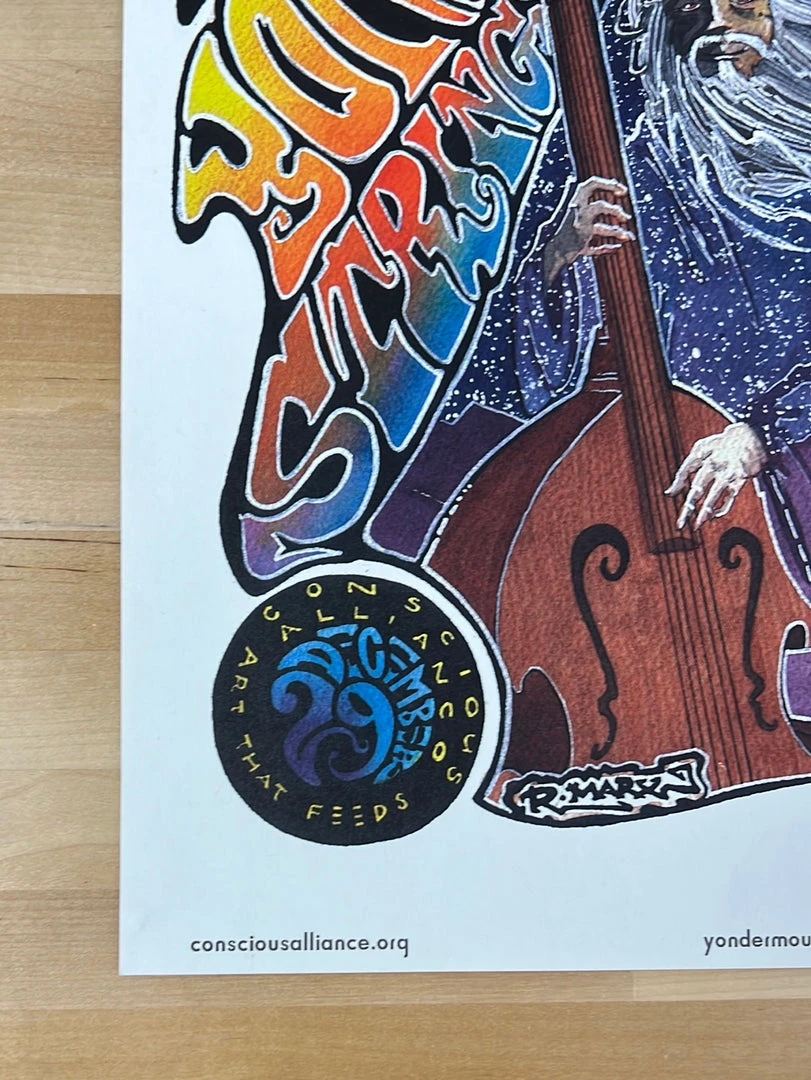 Yonder Mountain String Band - 2007 Robert Marx Poster The Fillmore Denver, CO 12/29 Colorado 8 Yonder Mountain String Band - 2007 Robert Marx Poster The Fillmore Denver, CO 12/29 Colorado