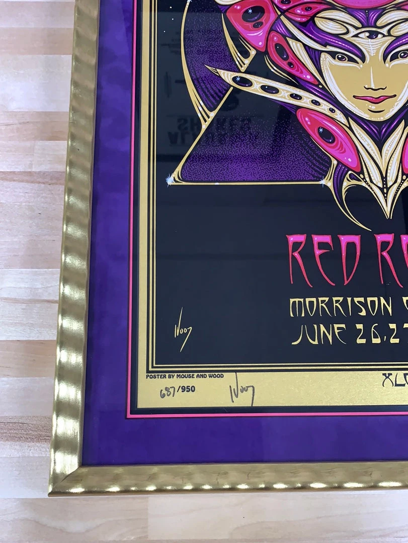 Widespread Panic - 2015 Jeff Wood Poster Red Rocks Morrison, CO FRAMED 7 Widespread Panic - 2015 Jeff Wood Poster Red Rocks Morrison, CO FRAMED