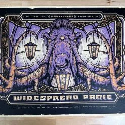 Half Hazzard Press Widespread Panic - 2016 Half Hazard Press Poster Broomfield, CO