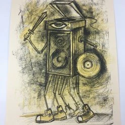 Vinyl Warrior - 2013 Dan Grzeca Poster Art Print