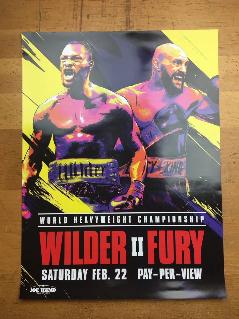 Sold Out Posters Boxing - 2020 Poster Wilder Vs Fury 2 4 Sold Out Posters Boxing - 2020 Poster Wilder Vs Fury 2