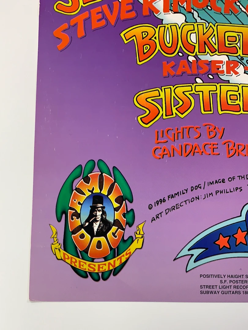 Gig Posters FD/ID 10 Second Sight - 1996 Jim Phillips Poster Maritime Hall San Fran 1st 8 Gig Posters FD/ID 10 Second Sight - 1996 Jim Phillips Poster Maritime Hall San Fran 1st