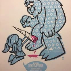 Unicorns - 2004 Methane Studios Poster Atlanta, GA Echo Lounge Gig Posters