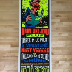 TAZ Gig Posters Drive Like Jehu - 1993 T.A.Z. Poster Los Angeles, CA Roxy 1st Ed