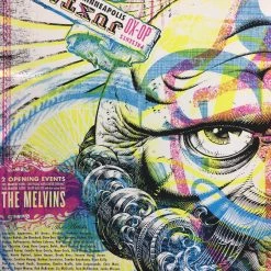 Melvins - 2006 Aesthetic Apparatus Poster Minneapolis, MN OX-OP Juxtapoz Show