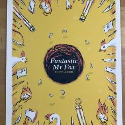 The Fantastic Mr Fox - Delicious Design League Poster, Roald Dahl