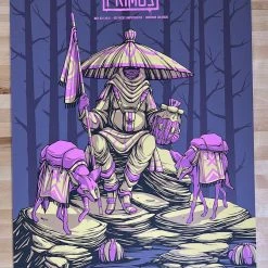 Primus - 2018 Mike Fudge Poster Red Rocks Morrison, CO Colorado