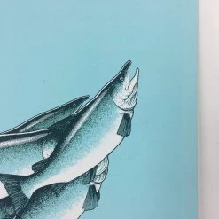 Art Prints Salmon Run - 2015 Justin Santora Poster Art Print