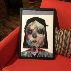 Untitled 15 - 2016 Collin Van Der Sluijs Original Painting FRAMED Signed