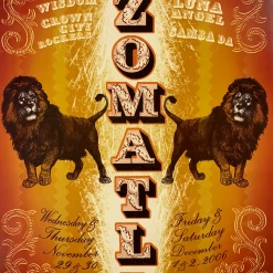 Ozomatli - 2006 Justin Page Poster Fillmore Auditorium San Fran 1st