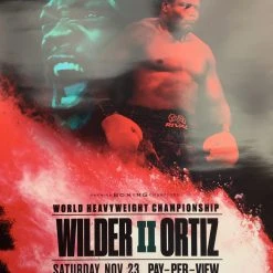 Sold Out Posters Boxing - 2019 Poster Wilder Vs Ortiz 2