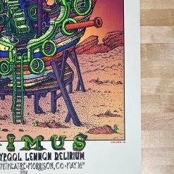 Primus - 2017 David Welker Poster Red Rocks Morrison, CO Colorado