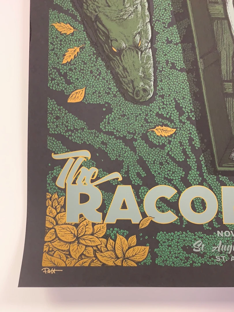 Jack White The Raconteurs - 2019 Pat Hamou Poster St Augustine, FL Amphitheatre 8 Jack White The Raconteurs - 2019 Pat Hamou Poster St Augustine, FL Amphitheatre