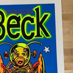 TAZ Beck - 1994 T.A.Z. Poster West Hollywood, CA Troubadour 1st Ed Gig Posters