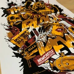 Black Keys - 2012 Alex Lehours Poster Newcastle, AUS S/N Gig Posters