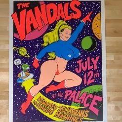 The Vandals - 1996 Chris Coop Poster Hollywood, CA The Palace Gig Posters 9 The Vandals - 1996 Chris Coop Poster Hollywood, CA The Palace Gig Posters