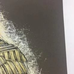 Reconstructed Barn Owl - 2013 Dan Grzeca Poster Art Print Charcoal Brown Art Prints