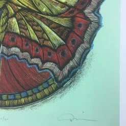 Wooden Resurrection Butterfly - 2013 Dan Grzeca Poster Art Print Art Prints