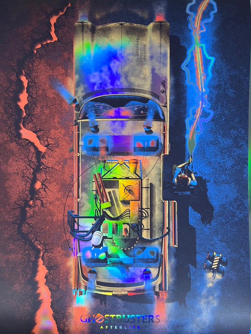 Foil Posters Ghostbusters Afterlife - 2021 DKNG Poster AMC Limited Ed FOIL 3 Foil Posters Ghostbusters Afterlife - 2021 DKNG Poster AMC Limited Ed FOIL