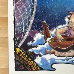 Colorado Yonder Mountain String Band - 2007 Robert Marx Poster The Fillmore Denver, CO 12/31