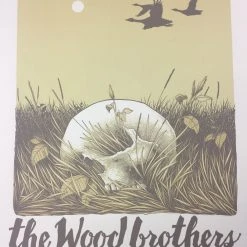 Gig Posters The Wood Brothers - 2013 Justin Santora Poster The Wood Brothers Summer Tour