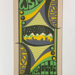 Colorado Widespread Panic Yonder - 2008/2009 Tripp Poster Denver, CO NYE