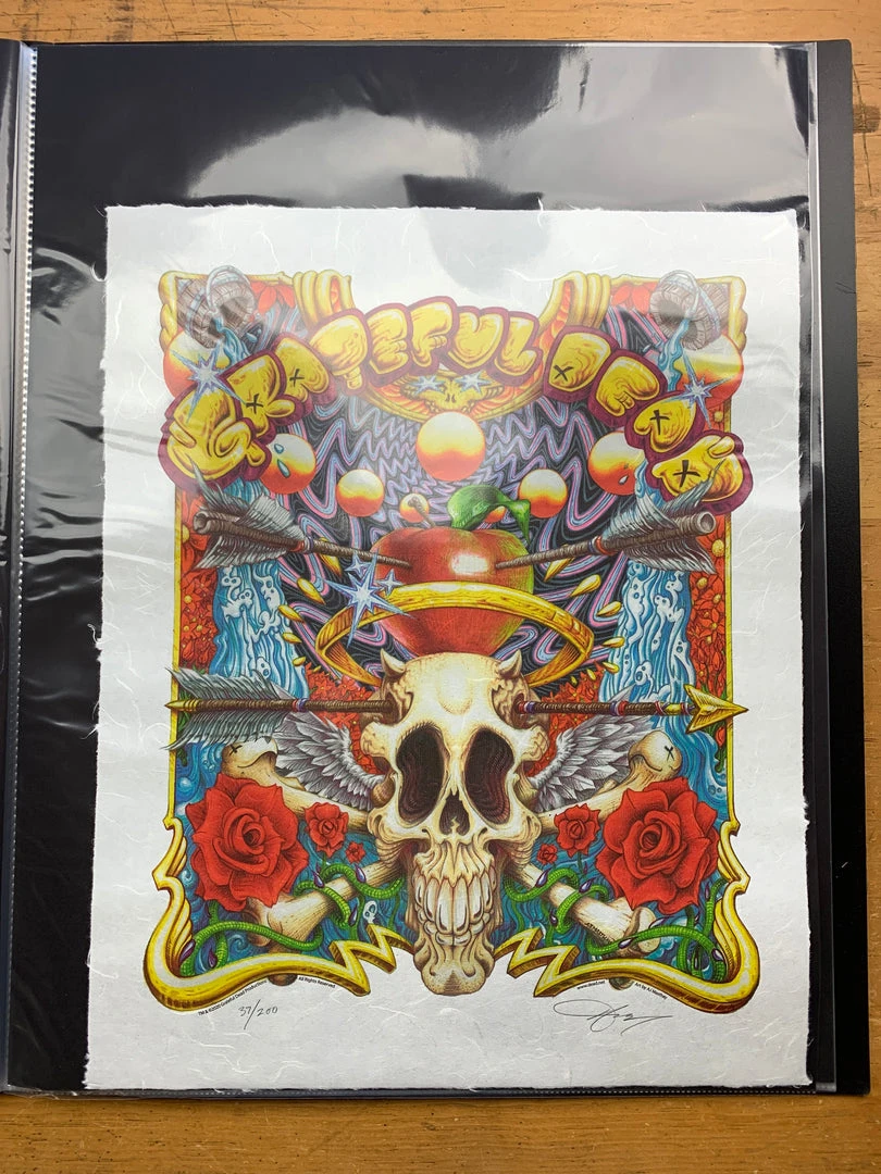 St Stephen - 2020 AJ Masthay Poster Grateful Dead Moenkopi Unryu Edition 4 St Stephen - 2020 AJ Masthay Poster Grateful Dead Moenkopi Unryu Edition