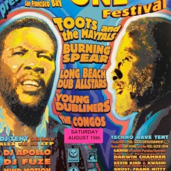 Sold Out Posters Gig Posters MHP 49 Maritime Hall - 1998 Poster August San Fran 1st