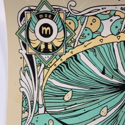 Moe - 2018 Tyler Stout Poster Solana Beach, CA Belly Up