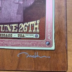 Crossroads Guitar Festival - 2010 Poster Birch Panel Wood Edition Ron Donovan Eric Clapton