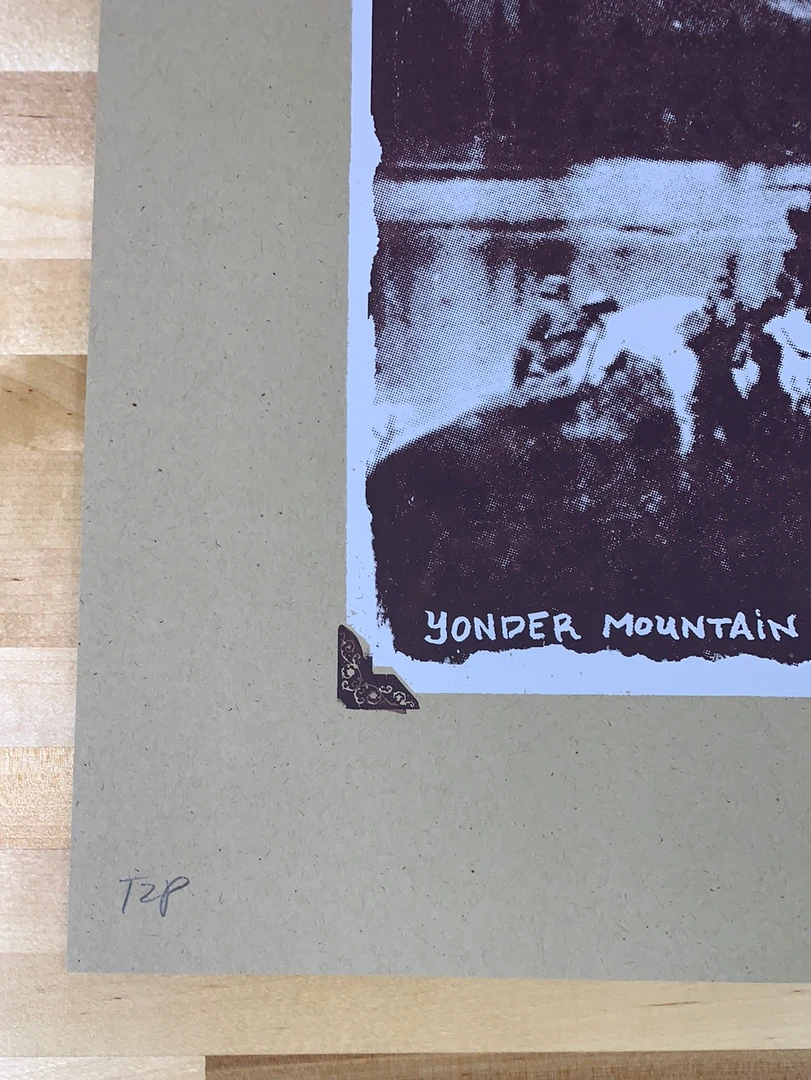 Colorado Yonder Mountain String Band - 2005 Table 2 Press Poster Boulder, CO Theater 8 Colorado Yonder Mountain String Band - 2005 Table 2 Press Poster Boulder, CO Theater