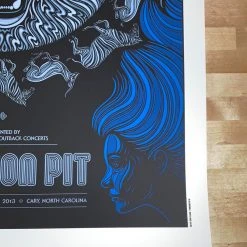 Passion Pit - 2013 Todd Slater Poster Cary, NC Booth Amphitheater Gig Posters
