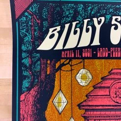 Billy Strings - 2021 Status Serigraph Poster Mobile, AL 4/11 Gig Posters