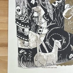 Deer Tick - 2013 Moon Light Speed Press Poster Denver, CO Colorado