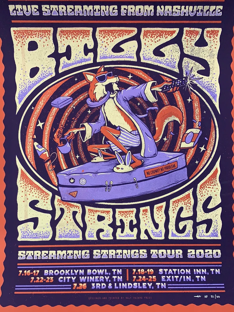 Half Hazzard Press Billy Strings - 2020 Half Hazard Poster Streaming Strings Surprise 3 Half Hazzard Press Billy Strings - 2020 Half Hazard Poster Streaming Strings Surprise