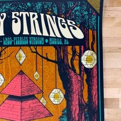 Gig Posters Billy Strings - 2021 Status Serigraph Poster Mobile, AL 4/10