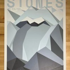 Sold Out Posters Colorado Rolling Stones - 2019 Poster No Filter Tour Mile High Stadium Denver, CO
