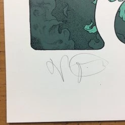 Pig Lady - 2008 John Dyer Baizley Poster Teal Art Prints