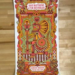 Dave Matthews Band - 2022 Bene Rohlmann Poster Cancun N3