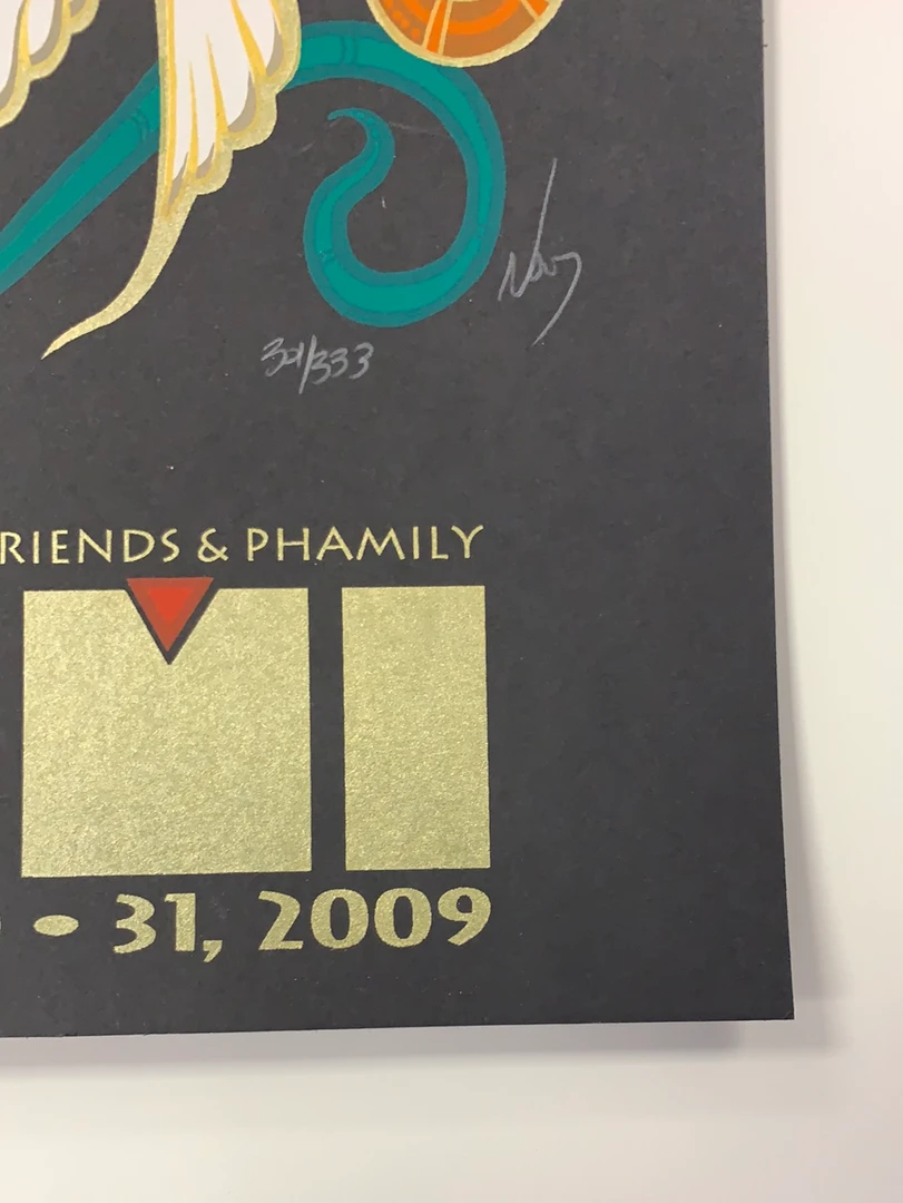 Gig Posters Phish - 2009 Jeff Wood Poster Miami, FL NYE 6 Gig Posters Phish - 2009 Jeff Wood Poster Miami, FL NYE